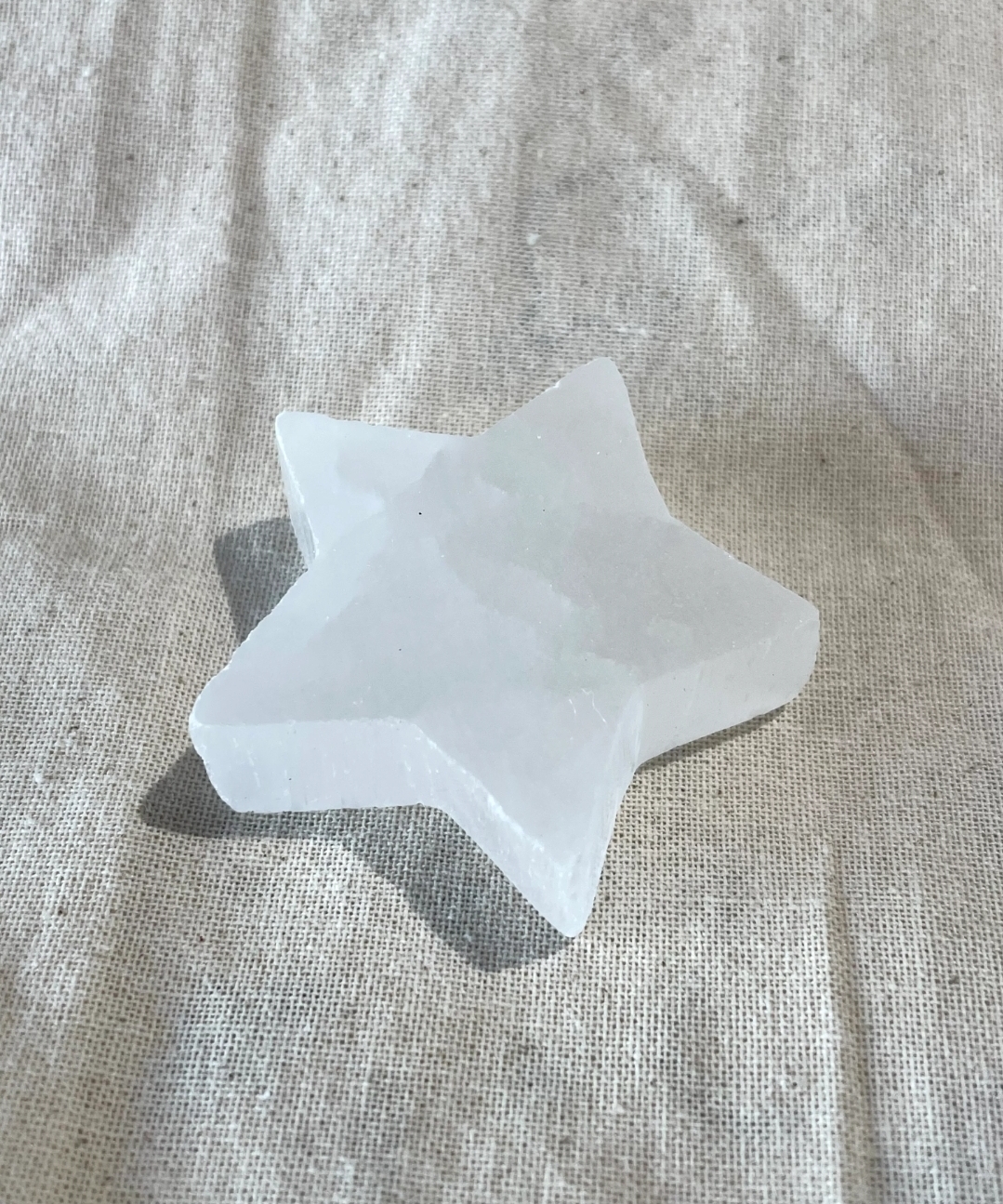 Kristal Selenit  ( zvezda / luna )